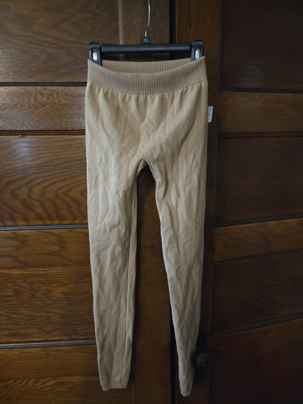 💚3 For $15💚One Step Up Ribbed Waist Leggings in Camel Brown